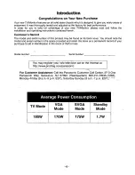 Предварительный просмотр 7 страницы Panasonic CT-36DV60 Operating Manual