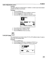 Предварительный просмотр 21 страницы Panasonic CT-36DV61 Operating Manual