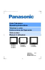 Предварительный просмотр 1 страницы Panasonic CT-36E13 Operating Instructions Manual