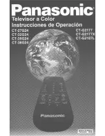 Preview for 17 page of Panasonic CT-36G24 Operating Manual