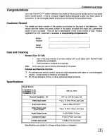 Preview for 5 page of Panasonic CT-36SF37 Operating Manual