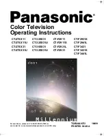 Предварительный просмотр 1 страницы Panasonic CT-36SX31 Operating Instructions Manual