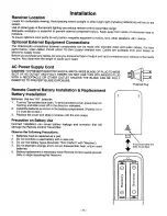 Preview for 5 page of Panasonic CT-9R10T Operating Instructions Manual