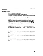 Предварительный просмотр 6 страницы Panasonic CT-F2921L Operating Instructions Manual