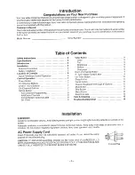 Предварительный просмотр 4 страницы Panasonic CT10R11S Operating Instructions Manual