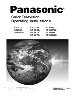 Предварительный просмотр 1 страницы Panasonic CT2007F - TV Operating Instructions Manual