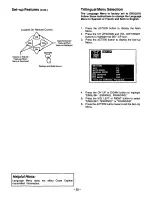 Preview for 22 page of Panasonic CT2010S - 20" COLOR TV Operating Instructions Manual