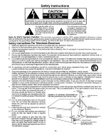 Предварительный просмотр 2 страницы Panasonic CT205115 Operating Instructions Manual