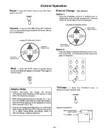 Предварительный просмотр 8 страницы Panasonic CT205115 Operating Instructions Manual