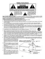 Предварительный просмотр 2 страницы Panasonic CT20620T Operating Instructions Manual