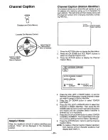 Предварительный просмотр 23 страницы Panasonic CT20620T Operating Instructions Manual