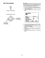 Предварительный просмотр 16 страницы Panasonic CT20R12T - 20" COLOR TV Operating Instructions Manual