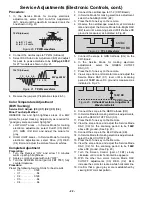 Предварительный просмотр 22 страницы Panasonic CT20SX11E - 20" COLOR TV Service Manual