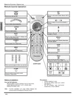 Preview for 8 page of Panasonic CT24SL13 - 24" TELEVISION Manual