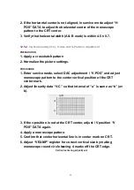 Предварительный просмотр 29 страницы Panasonic CT24SL14J - 24" COLOR TV Service Manual