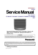 Предварительный просмотр 162 страницы Panasonic CT24SL14J - 24" COLOR TV Service Manual