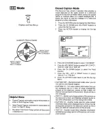 Preview for 26 page of Panasonic CT2584VY - MONITOR Operating Instructions Manual