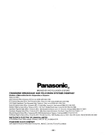 Preview for 32 page of Panasonic CT2584VY - MONITOR Operating Instructions Manual