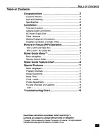 Preview for 3 page of Panasonic CT27SF26A - 27" COLOR TV Operating Instructions Manual