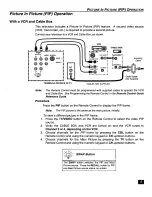 Preview for 7 page of Panasonic CT27SF26A - 27" COLOR TV Operating Instructions Manual