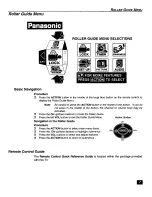 Preview for 9 page of Panasonic CT27SF26A - 27" COLOR TV Operating Instructions Manual