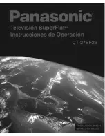 Preview for 19 page of Panasonic CT27SF26A - 27" COLOR TV Operating Instructions Manual