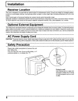 Preview for 6 page of Panasonic CT30WX50 - 30" TAU MODEL TV Operating Instructions Manual