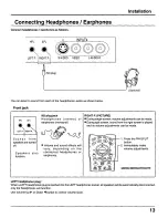 Preview for 13 page of Panasonic CT30WX50 - 30" TAU MODEL TV Operating Instructions Manual