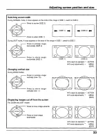 Preview for 33 page of Panasonic CT30WX50 - 30" TAU MODEL TV Operating Instructions Manual