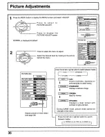 Preview for 36 page of Panasonic CT30WX50 - 30" TAU MODEL TV Operating Instructions Manual