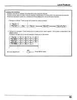 Preview for 45 page of Panasonic CT30WX50 - 30" TAU MODEL TV Operating Instructions Manual