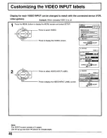 Preview for 46 page of Panasonic CT30WX50 - 30" TAU MODEL TV Operating Instructions Manual