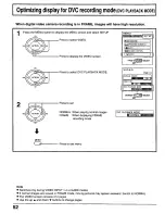 Preview for 52 page of Panasonic CT30WX50 - 30" TAU MODEL TV Operating Instructions Manual