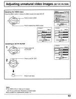 Preview for 53 page of Panasonic CT30WX50 - 30" TAU MODEL TV Operating Instructions Manual