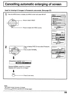 Preview for 55 page of Panasonic CT30WX50 - 30" TAU MODEL TV Operating Instructions Manual