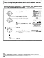 Preview for 56 page of Panasonic CT30WX50 - 30" TAU MODEL TV Operating Instructions Manual