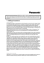 Preview for 2 page of Panasonic CT32E14J - 32" COLOR TV Service Manual