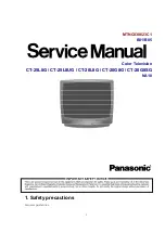 Preview for 58 page of Panasonic CT32E14J - 32" COLOR TV Service Manual