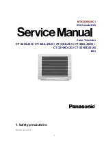 Panasonic CT32HL43G - 32" COLOR TV-DIGITAL Service Manual предпросмотр