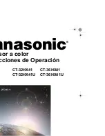 Предварительный просмотр 30 страницы Panasonic CT32HX41E - 32" COLOR TV Operating Instructions Manual