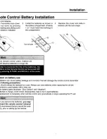 Предварительный просмотр 9 страницы Panasonic CT34WX50 - 34" TAU MODEL TV Operating Instructions Manual