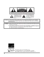 Предварительный просмотр 2 страницы Panasonic CT34WX53 - 34" TAU TV Operating Instructions Manual