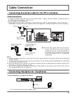 Предварительный просмотр 7 страницы Panasonic CT34WX53 - 34" TAU TV Operating Instructions Manual