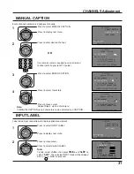 Предварительный просмотр 31 страницы Panasonic CT34WX53 - 34" TAU TV Operating Instructions Manual