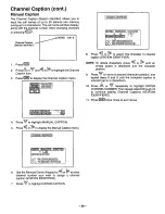 Предварительный просмотр 29 страницы Panasonic CT3696VY - 36" MONITOR Operating Instructions Manual