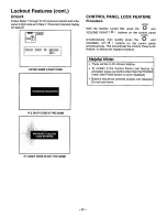 Предварительный просмотр 31 страницы Panasonic CT3696VY - 36" MONITOR Operating Instructions Manual