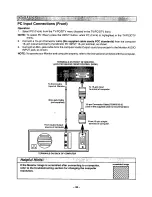 Предварительный просмотр 38 страницы Panasonic CT3696VY - 36" MONITOR Operating Instructions Manual