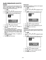 Предварительный просмотр 41 страницы Panasonic CT3696VY - 36" MONITOR Operating Instructions Manual