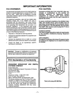 Preview for 7 page of Panasonic CT3696VY1 - 36" COLOR MONITOR Operating Instructions Manual