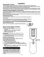 Preview for 8 page of Panasonic CT3696VY1 - 36" COLOR MONITOR Operating Instructions Manual